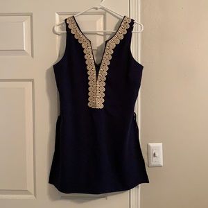 Lilly Pulitzer Navy Romper